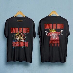 David Lee Roth - 1988 Skyscraper Tour T-Shirt 2 Sided